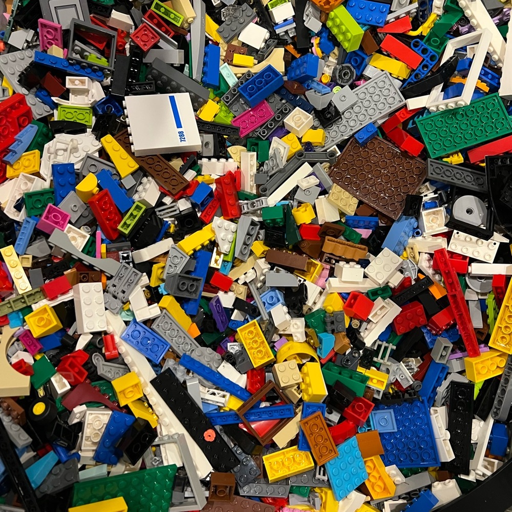 4lbs Genuine LEGO - Bulk Bricks Parts Pieces Lot - Choose Boy or Girl Box - Picture 8 of 11
